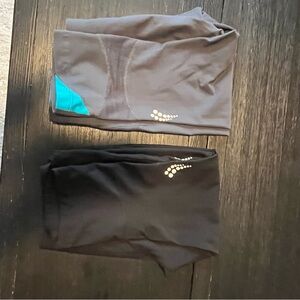 Reebok Gray and Black Women's Pants